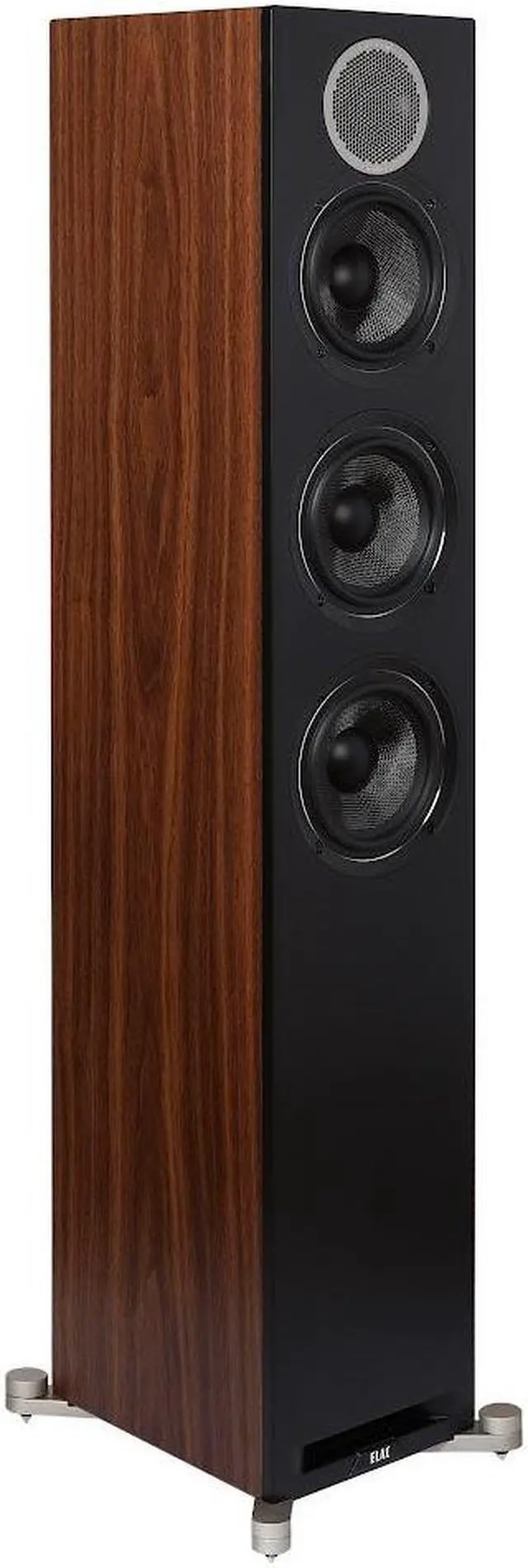 Alt view image 4 of 7 - ELAC DFR52-BK Debut Reference Floorstanding Speaker Pair - Black/Walnut (2019)