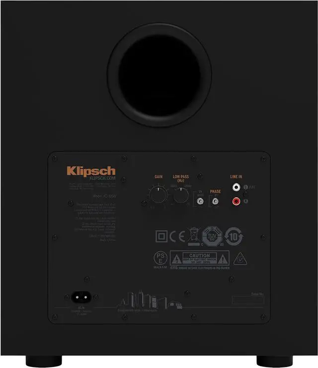 Alt view image 4 of 7 - Klipsch R-120SW 200 Watt Subwoofer with an Additional 1 Year Coverage (2018)