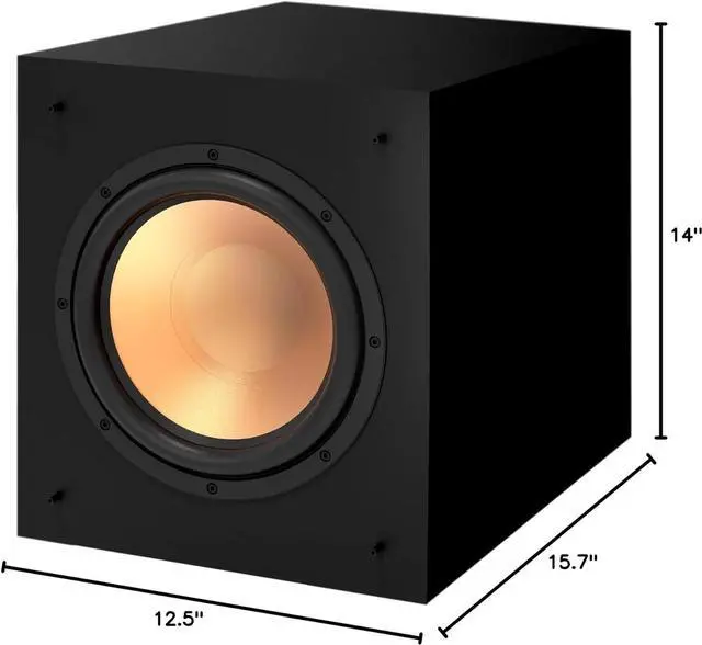 Alt view image 6 of 7 - Klipsch R-120SW 200 Watt Subwoofer with an Additional 1 Year Coverage (2018)