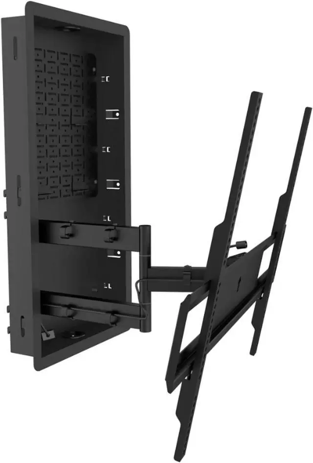 Alt view image 2 of 14 - Kanto R600 In-Wall Recessed Full Motion TV Wall Mount for 65" - 90" TVs (2024)