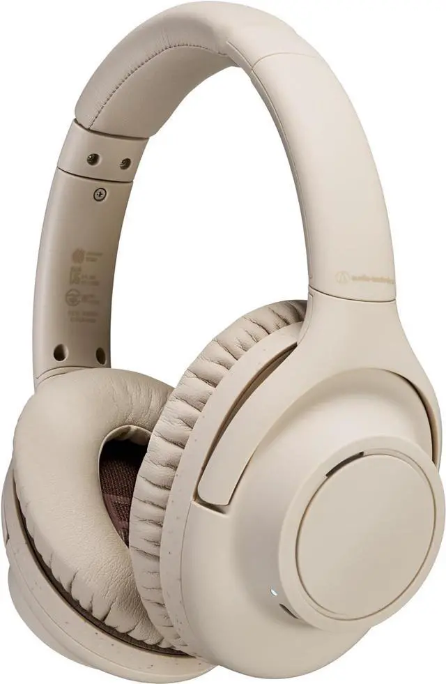 Main image of Audio Technica ATH-S300BTBG Beige Wireless Over-Ear Headphones (2024)