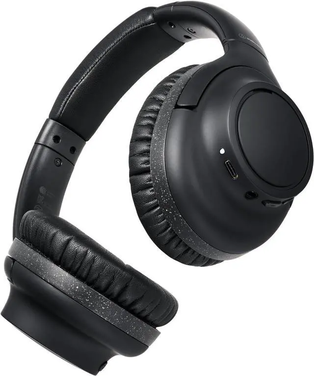 Alt view image 2 of 12 - Audio Technica ATH-S300BTBK Black Wireless Over-Ear Headphones (2024)