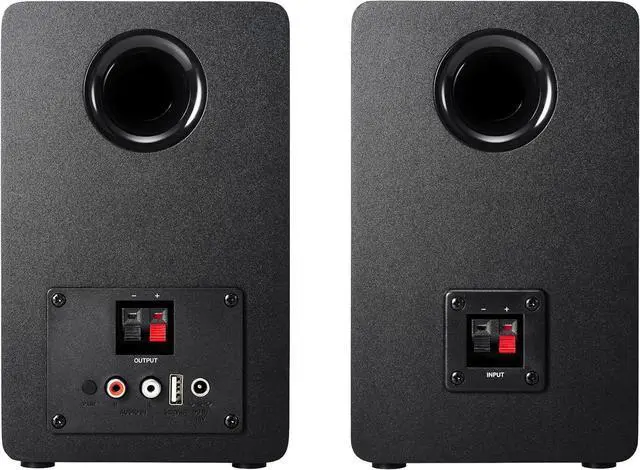 Alt view image 5 of 7 - Audio-Technica AT-LP60X-BK Fully Automatic 2-Speed Belt-Drive Turntable with Audio Technica AT-SP3X Powered Bookshelf Speakers (2018)