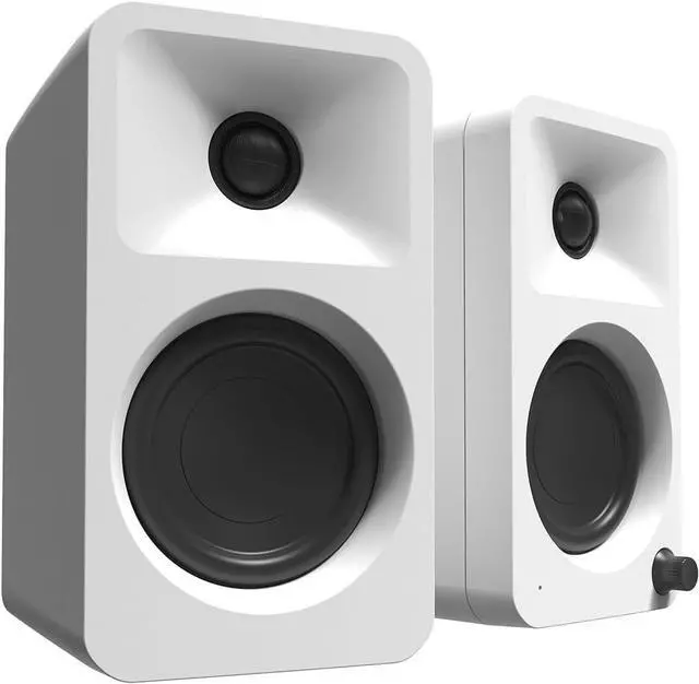Main image of Kanto ORAMW Powered Reference Bluetooth Desktop Speakers - White (Pair)