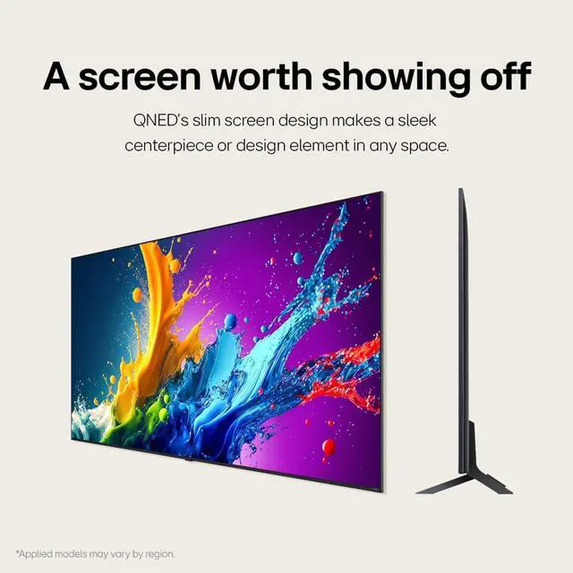 Alt view image 3 of 7 - LG 43QNED80TUC 43" QNED 4K Ultra HD Smart TV with HDR10 Pro (2024)
