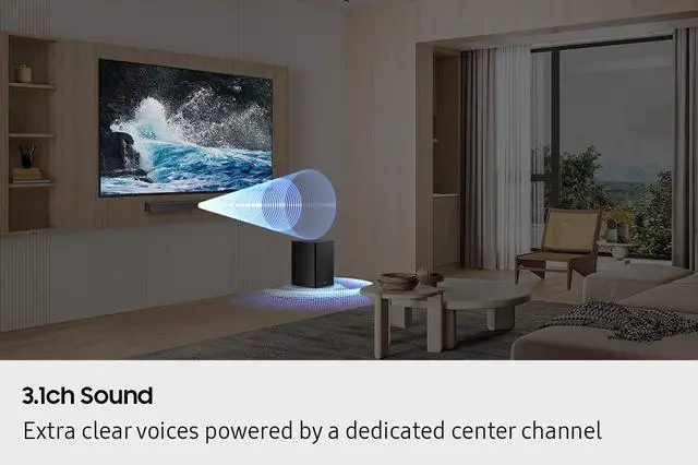 Alt view image 5 of 7 - Samsung HW-B630F B-Series Soundbar 3.1 Ch and Subwoofer with Dolby Audio with 3 Year Amber Protection Plan (2025)