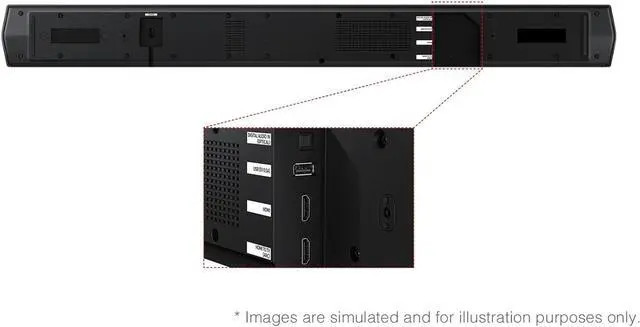 Alt view image 5 of 7 - Samsung HW-B750F B Series Soundbar 5.1 Ch and Subwoofer with 2 Year Amber Protection Plan (2025)