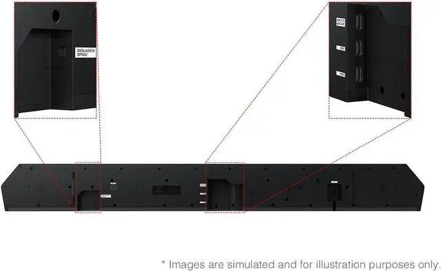 Alt view image 4 of 7 - Samsung HW-Q900F Q Series Soundbar 7.1.2 Ch Subwoofer with 4 Year Amber Protection Plan (2025)