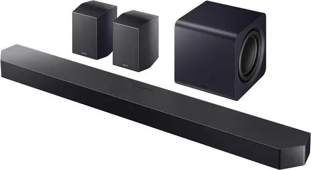 Alt view image 4 of 7 - Samsung QN75Q80DDFXZA 75 Inch QLED 4K Smart TV with Direct Full Array with a Samsung HW-Q990F Q Series Soundbar 11.1.4 Ch Subwoofer with Rear Speakers (2025)