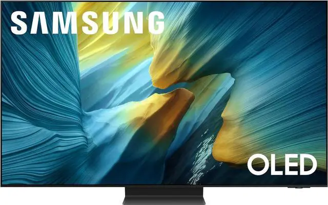 Alt view image 2 of 7 - Samsung QN55S95FAFXZA 55 Inch OLED HDR Pro 4K Smart TV with an Austere 5S-4KHD2-2.5M V-Series 2.5m Premium 4K HDR HDMI Braided Cable (2025)