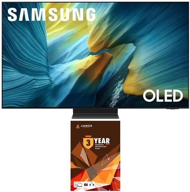 Main image of Samsung QN77S95FAFXZA 77 Inch OLED HDR Pro 4K Smart TV with Q-Symphony Pro and 3 Year Amber Protection Plan (2025)
