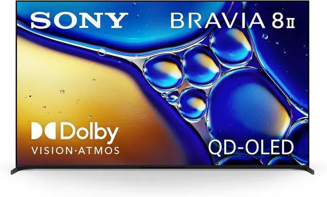 Alt view image 2 of 7 - Sony K65XR80M2 65 Inch Bravia 8 QD-OLED 4K HDR Google TV with Quantum Dot and 2 Year Amber Protection Plan (2025)