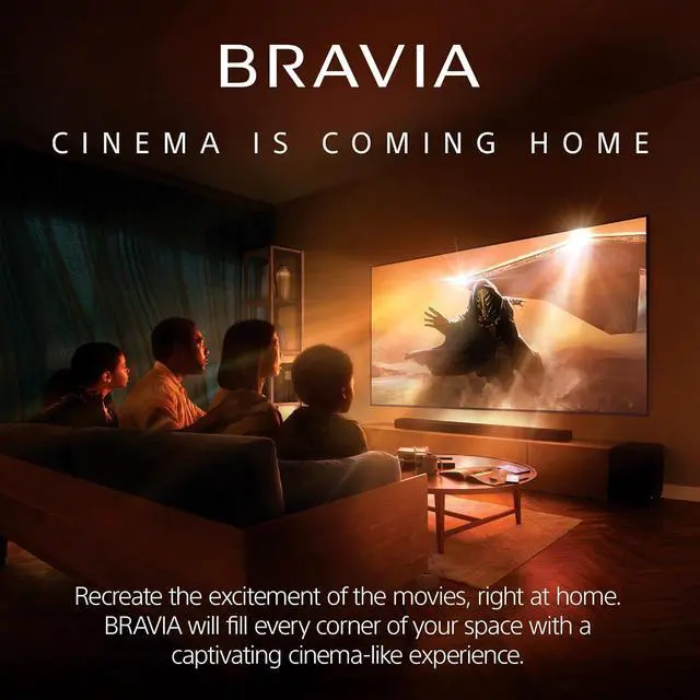 Alt view image 4 of 7 - Sony K65XR80M2 65 Inch Bravia 8 QD-OLED 4K HDR Google TV with Quantum Dot and 2 Year Amber Protection Plan (2025)