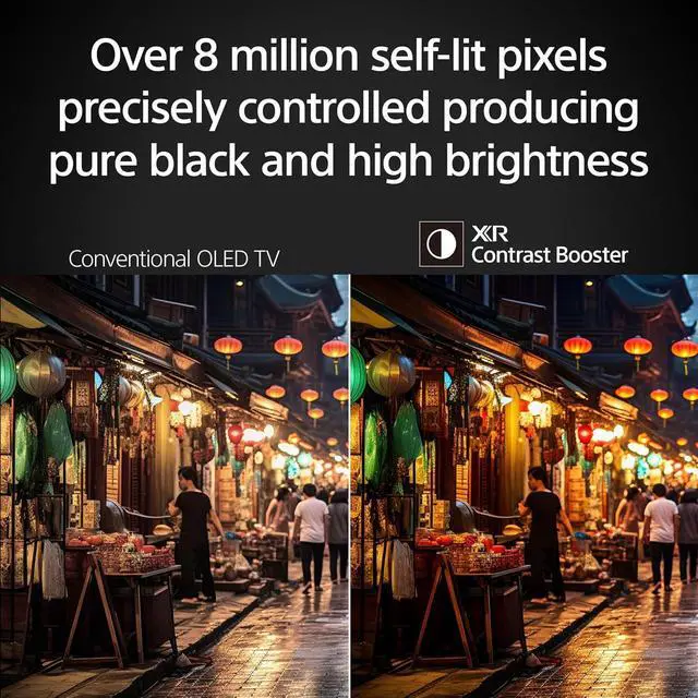 Alt view image 5 of 7 - Sony K65XR80M2 65 Inch Bravia 8 QD-OLED 4K HDR Google TV with Quantum Dot and 2 Year Amber Protection Plan (2025)