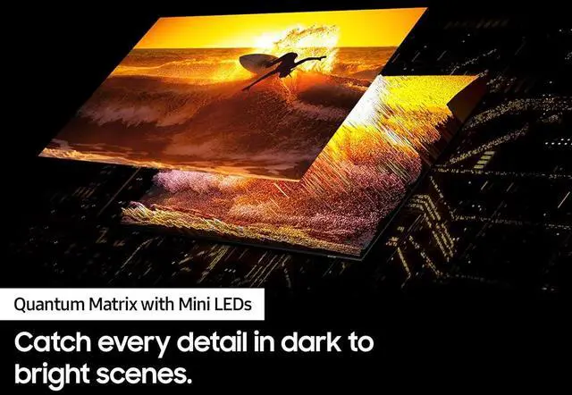 Alt view image 5 of 7 - Samsung QN75QN85DDFXZA 75 Inch Neo QLED 4K UHD Smart TV with Mini LEDs and 2 Year Amber Protection Plan (2025)