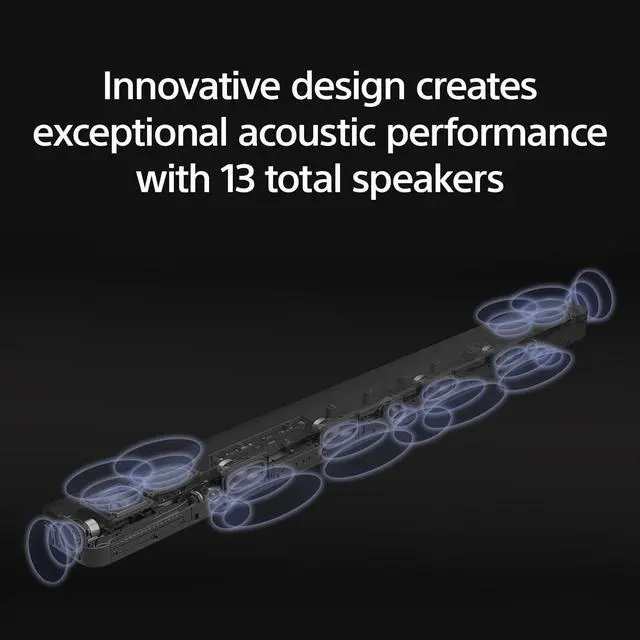 Alt view image 5 of 7 - Sony HT-A9000 BRAVIA Theater Bar Soundbar with Dolby Atmos and 2 Year Amber Protection Plan (2024)