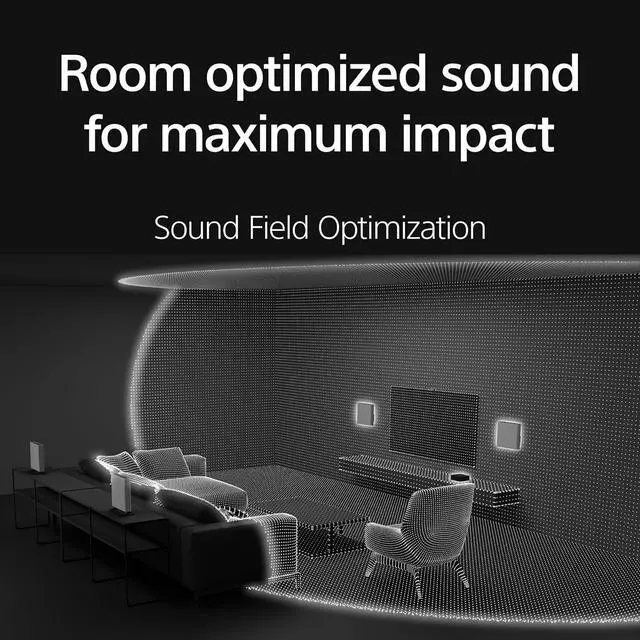 Alt view image 5 of 7 - Sony HT-A9M2 4.0.4 Ch BRAVIA Theater Quad Soundbar with Dolby Atmos and 2 Year Amber Protection Plan (2024)