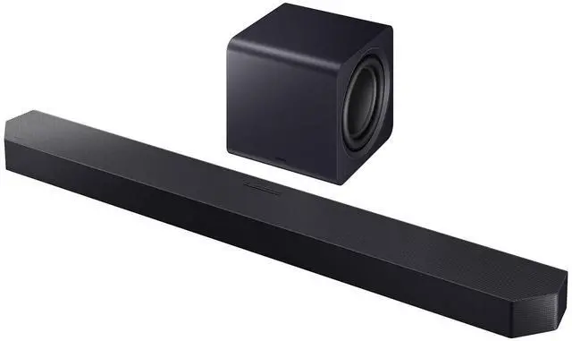 Alt view image 5 of 7 - Samsung QN43LS03FAFXZA 43 Inch The Frame QLED 4K Art Mode Vision AI Smart TV with a Samsung HW-Q900F Q Series Soundbar 7.1.2 Ch Subwoofer (2025)