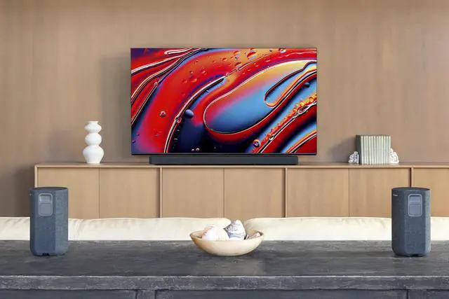 Alt view image 6 of 7 - Sony K55XR80M2 55 Inch Bravia 8 QD-OLED 4K HDR Google TV with a Sony HT-A9000 BRAVIA Theater Bar Soundbar (2025)