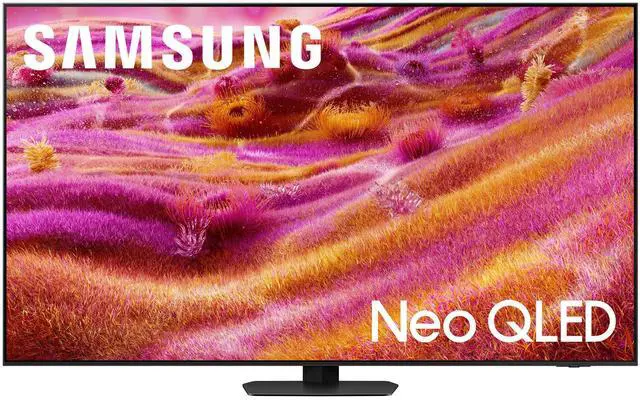 Alt view image 2 of 7 - Samsung QN85QN90FAFXZA 85 Inch Neo QLED 4K QN90F Vision AI Smart TV with a Kanto PMX700 Pro Series Full Motion Dual Stud Mount (2025)
