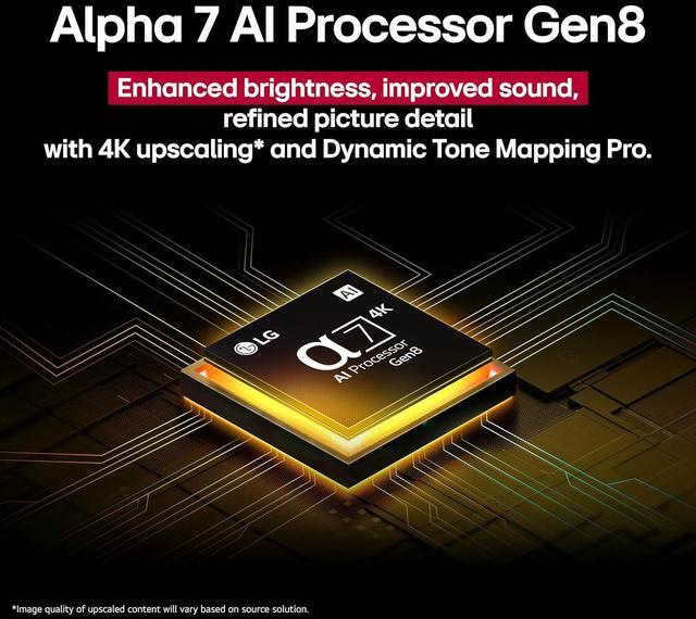 Alt view image 5 of 7 - LG 43QNED82AUA 43 Inch QNED AI 4K Smart TV with HDR10 Pro and 2 Year Amber Protection Plan (2025)