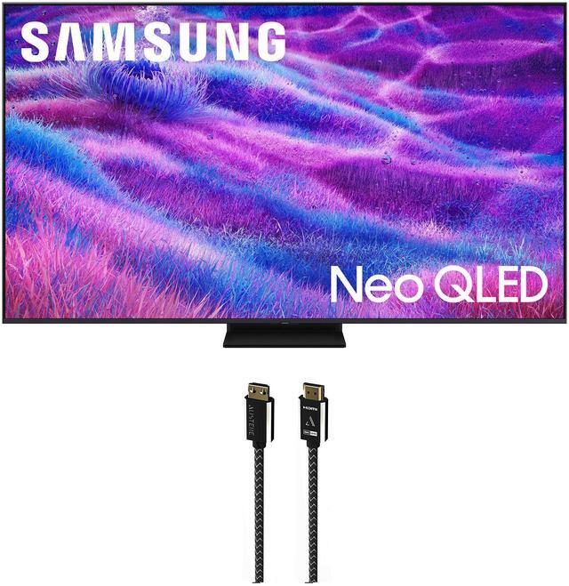 Main image of Samsung QN75QN80FAFXZA 75 Inch Neo QLED QN80F Series Supreme UHD 4K TV with an Austere 7S-8KHD2-2.5M VII Series 2.5m Premium Braided 8K HDMI Cable (2025)