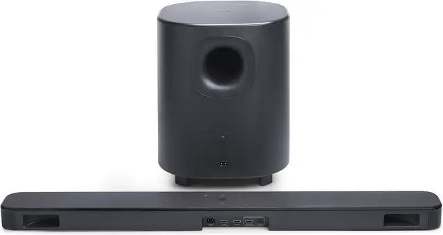 Alt view image 4 of 7 - JBL BAR-500-MK2 Dolby Atmos Soundbar and 10" Wireless Subwoofer with a Sanus SAC-21HDMI2 2m HDMI Cable (2025)