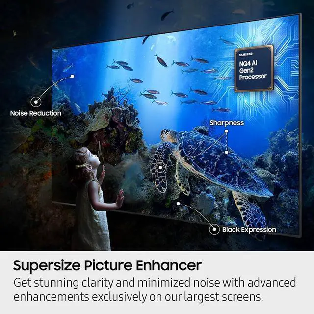 Alt view image 5 of 7 - Samsung QN100QN80FFXZA 100 Inch Neo QLED QN80F Series Supreme UHD 4K TV with 6 Year Amber Protection Plan (2025)