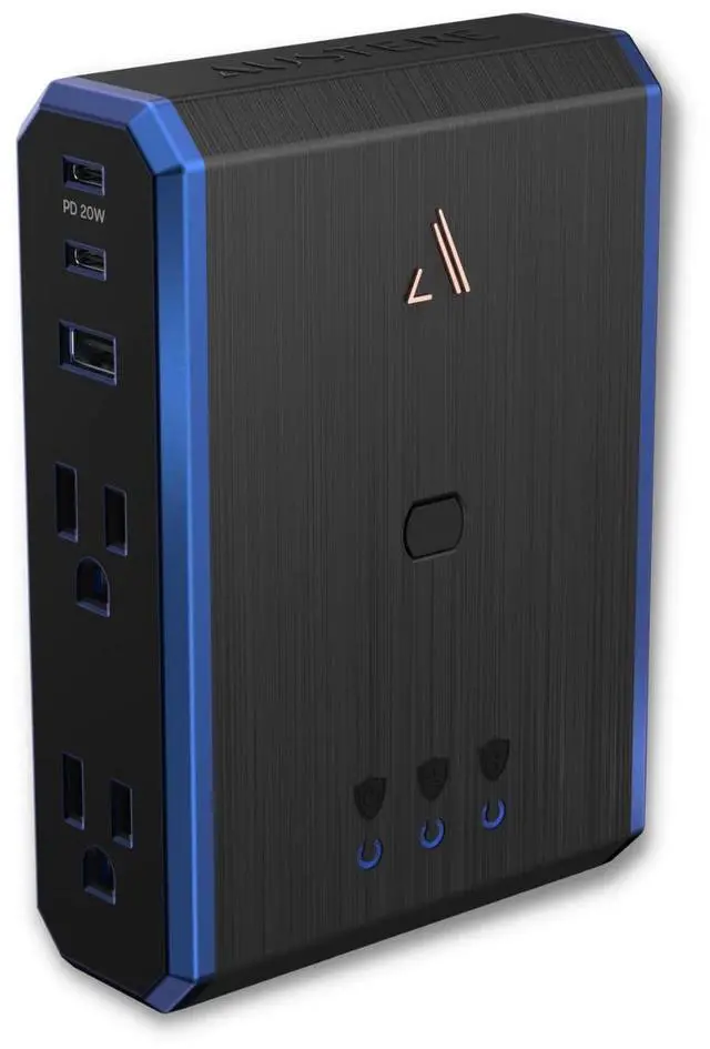 Alt view image 6 of 7 - Samsung QN65S90FAFXZA 65 Inch 4K OLED Smart TV with an Austere 5S-PS4-US1 4-Outlet Power (2025)