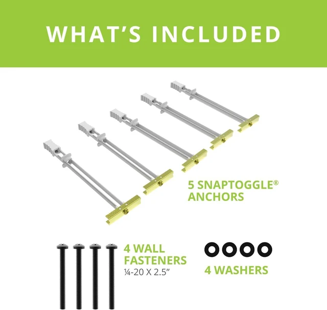 Alt view image 4 of 5 - Kanto SW-KIT Metal Stud TV Wall Mounting Kit (2025)