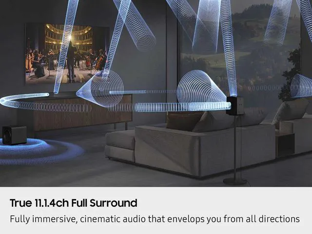Alt view image 5 of 7 - Samsung HW-Q990H 11.1.4 Ch Q-Series Soundbar and Subwoofer + Rear Speaker (2026)