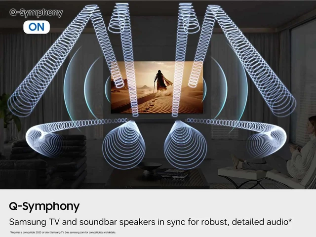Alt view image 7 of 7 - Samsung HW-Q990H 11.1.4 Ch Q-Series Soundbar and Subwoofer + Rear Speaker (2026)
