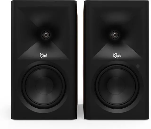 Alt view image 9 of 13 - 5.25" The Fives II Powered Bookshelf Speaker Pair with Bluetooth - Walnut