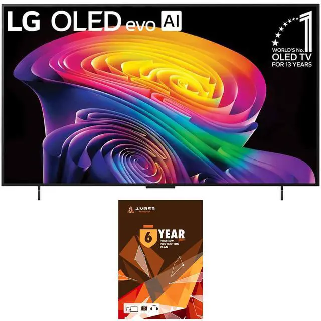 Main image of LG OLED42C6PUA 42 Inch Class OLED AI C6 4K Smart TV with 6 Year Amber Protection Plan (2026)
