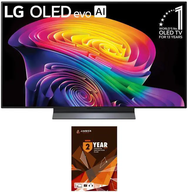 Main image of LG OLED48C6PUA 48 Inch Class OLED AI C6 4K Smart TV with 2 Year Amber Protection Plan (2026)