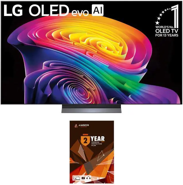 Main image of LG OLED65C6PUA 65 Inch Class OLED AI C6 4K Smart TV with 2 Year Amber Protection Plan (2026)