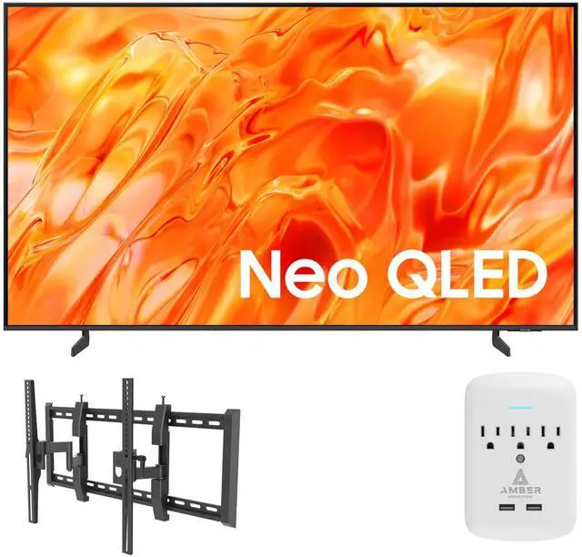 Main image of Samsung QN65QN70HAFXZA 65" NeoQLED Smart TV with 4K Upscaling with a Walts TV TILT-EXTENSION-37-90 Tilt Mount for 37"-90" Compatible TVs and an Amber Protection 3-OUTLET-SURGE Surge Protector (2026)