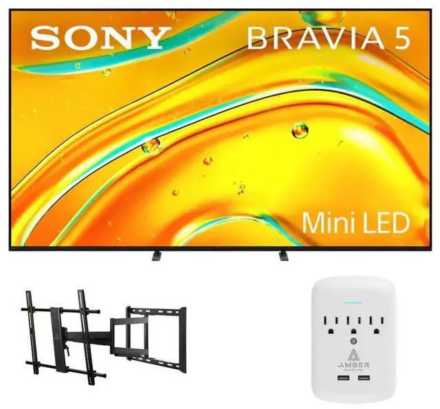 Main image of Sony K-85XR50 85" TV with FULL-MOTION-MOUNT-43-90 and 3-OUTLET-SURGE (2025)