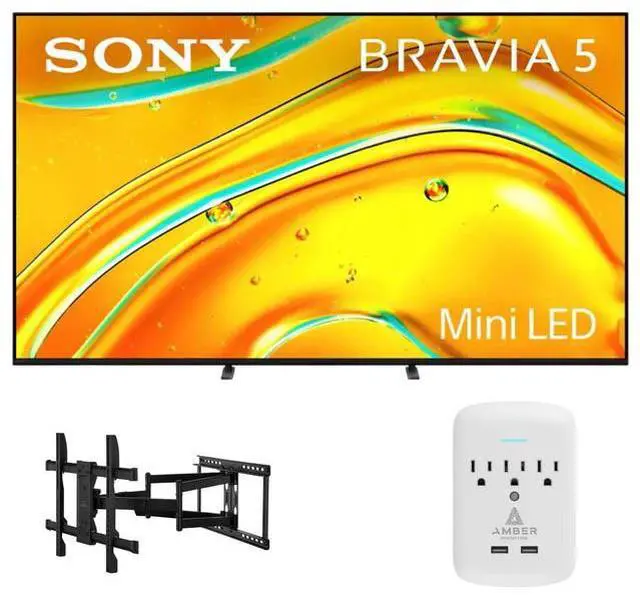 Main image of Sony K-85XR50 85" TV with XL-FULL-MOTION-MOUNT and 3-OUTLET-SURGE (2025)