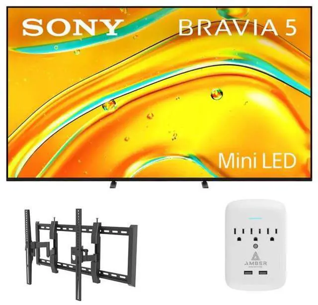 Main image of Sony K-85XR50 85" TV with TILT-EXTENSION-37-90 and 3-OUTLET-SURGE (2025)
