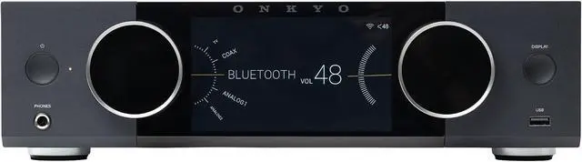 Alt view image 2 of 7 - Onkyo MUSE-Y-40-BLACK 2 Channel Network Integrated Amplifier (2026)