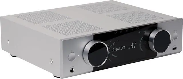 Alt view image 4 of 7 - Onkyo MUSE-Y-40-SILVER 2 Channel Network Integrated Amplifier (2026)