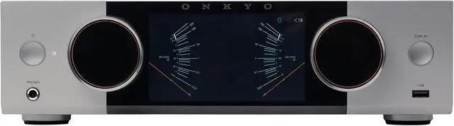Alt view image 2 of 7 - Onkyo MUSE-Y-50-SILVER 2 Channel Network Integrated Amplifier (2026)
