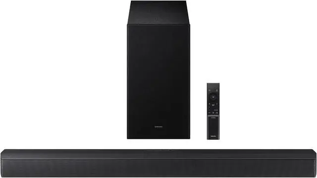 Alt view image 4 of 7 - Samsung QN43QN70HA 43" NeoQLED TV with HW-B630F Soundbar and Sub (2026)