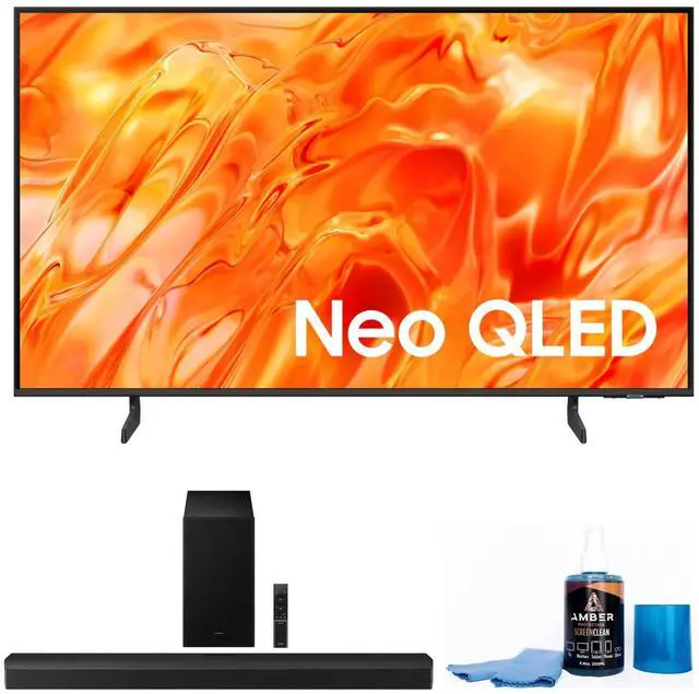 Main image of Samsung QN43QN70HA 43" NeoQLED TV with HW-B750F Soundbar and Sub (2026)