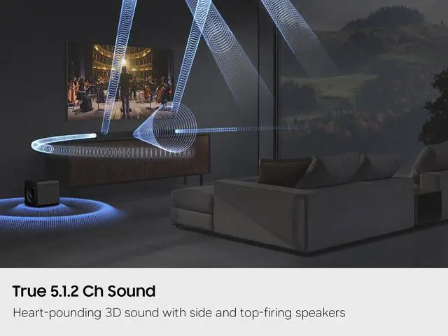 Alt view image 6 of 7 - Samsung QN43QN70HA 43" NeoQLED TV with HW-Q800H Soundbar and Sub (2026)