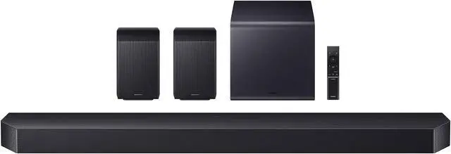 Alt view image 4 of 7 - Samsung QN75QN70HA 75" NeoQLED TV with HW-Q990H Soundbar and Sub (2026)