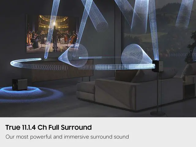 Alt view image 6 of 7 - Samsung QN75QN70HA 75" NeoQLED TV with HW-Q990H Soundbar and Sub (2026)