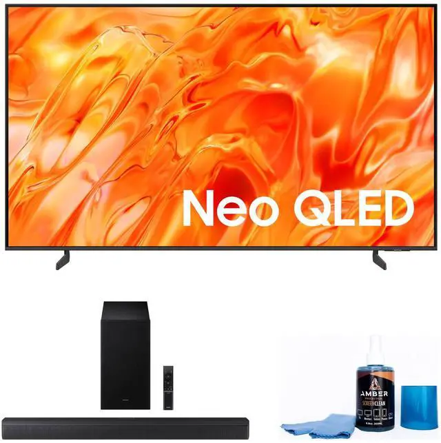 Main image of Samsung QN75QN70HA 75" NeoQLED TV with HW-B630F Soundbar and Sub (2026)