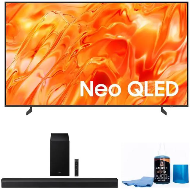 Main image of Samsung QN65QN70HA 65" NeoQLED TV with HW-B750F Soundbar and Sub (2026)